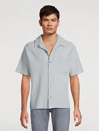Jacquard Relaxed Short-Sleeve Shirt