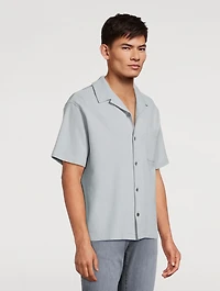 Jacquard Relaxed Short-Sleeve Shirt