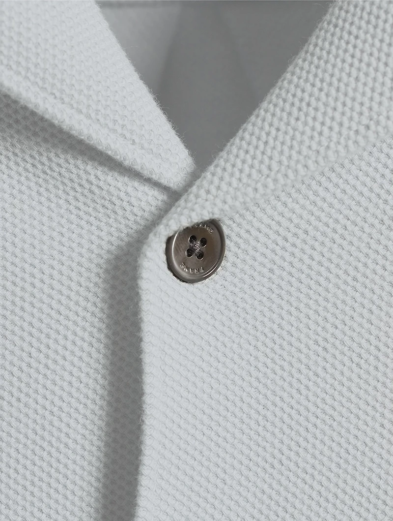 Jacquard Relaxed Short-Sleeve Shirt