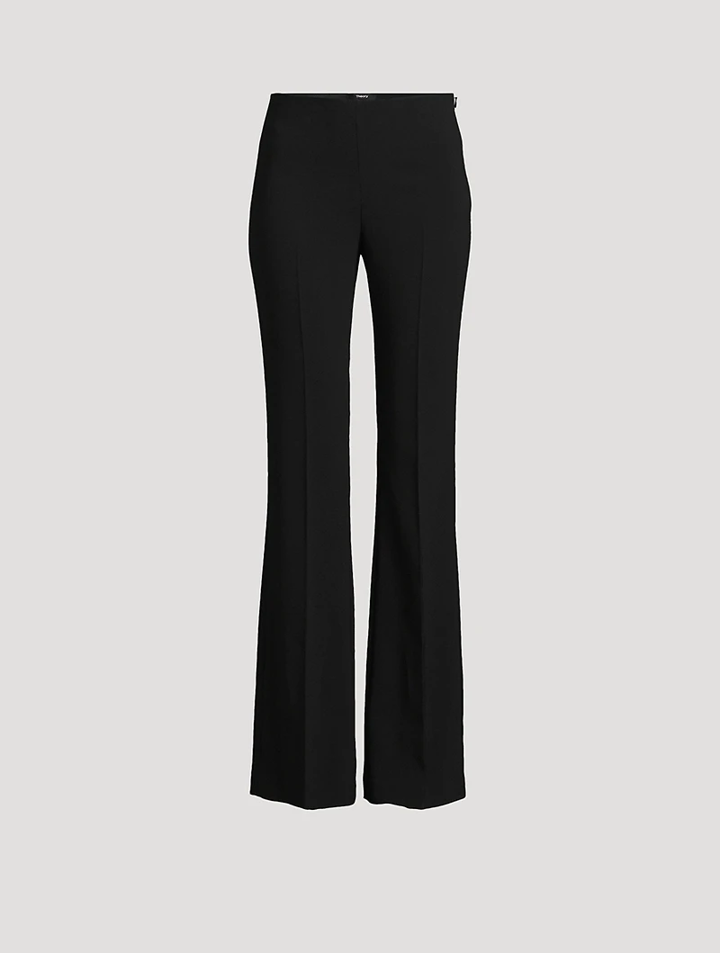 Demitria Admiral Crepe Flared Pants