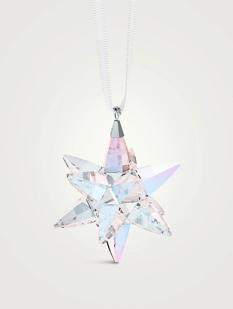 Classic Star Shimmer Crystal Ornament