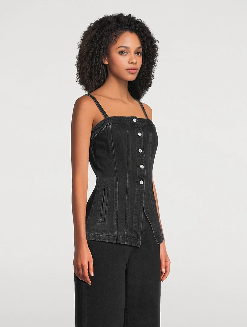 Denim Bustier