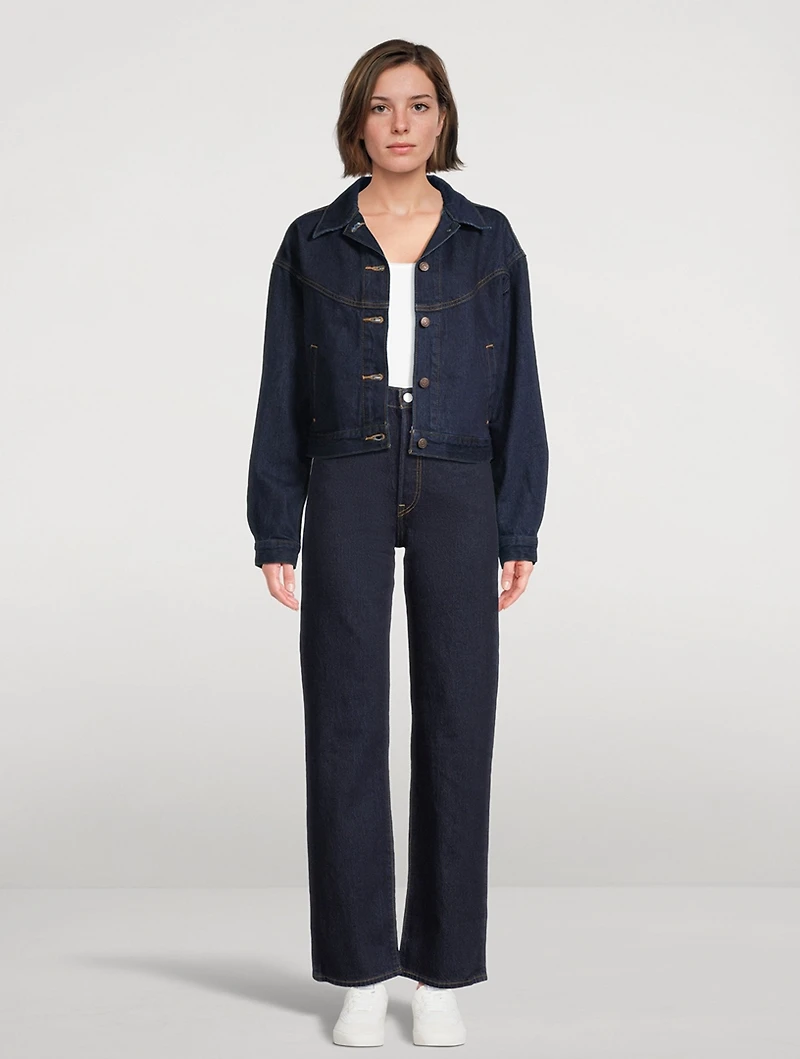Ribcage Straight-Leg Jeans