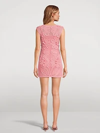 Chimi Knit Crochet Mini Dress