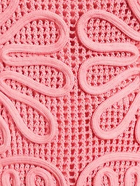Chimi Knit Crochet Mini Dress