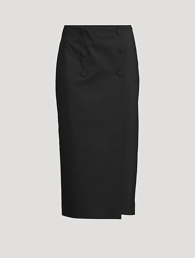 Febe Tuxedo Midi Skirt