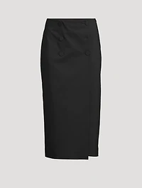 Febe Tuxedo Midi Skirt