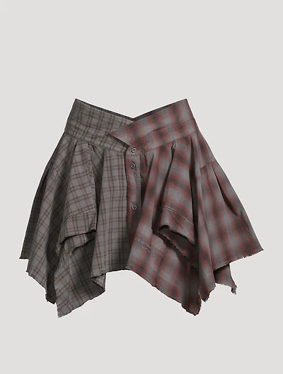 Deconstructed Mini Skirt