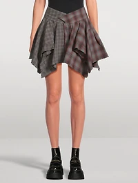 Deconstructed Mini Skirt