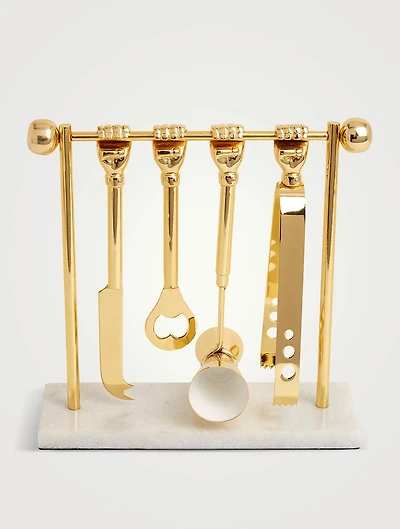 Barbell Barware Set