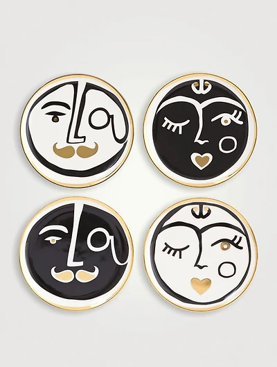 Four-Piece Marseilles Coasters
