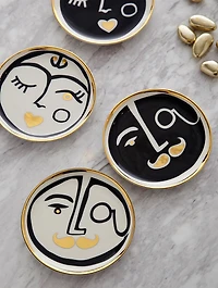 Four-Piece Marseilles Coasters