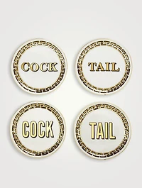 Four-Piece Cock/Tail Coasters