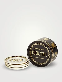 Four-Piece Cock/Tail Coasters