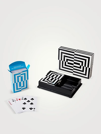 Op Art Lacquer Card Set
