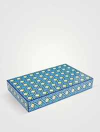 Basketweave Backgammon Set