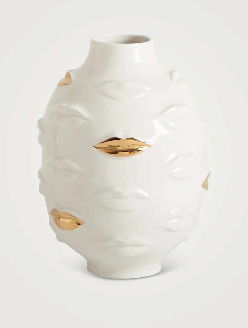 Gilded Gala Round Vase