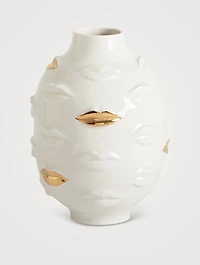 Gilded Gala Round Vase
