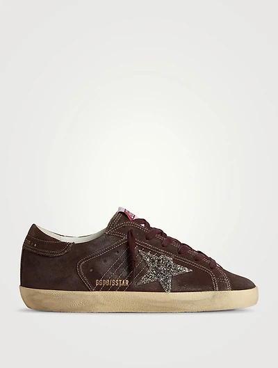 Super-Star Metallic Leather Sneakers