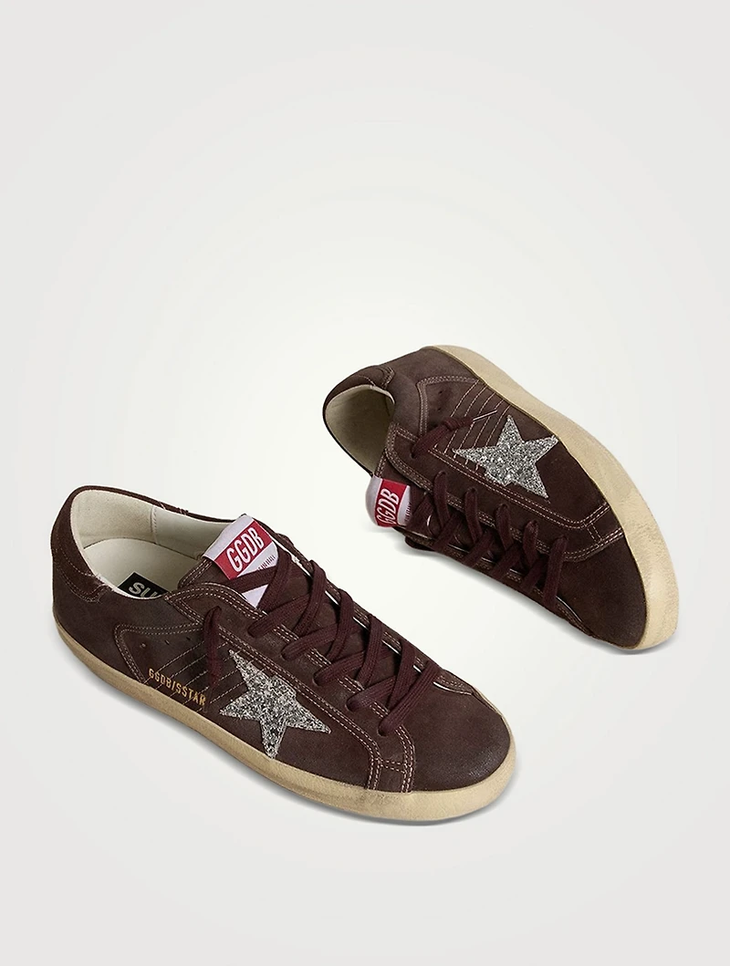 Super-Star Metallic Leather Sneakers