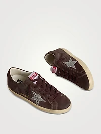 Super-Star Metallic Leather Sneakers