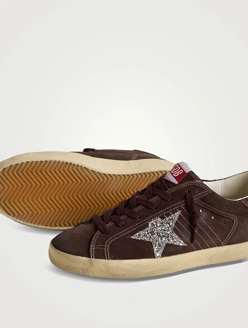Super-Star Metallic Leather Sneakers
