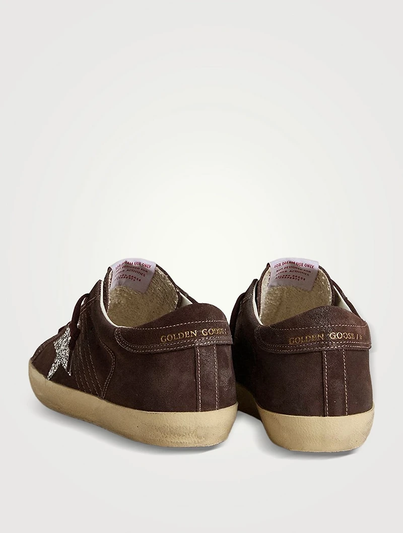 Super-Star Metallic Leather Sneakers