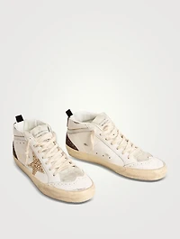 Mid Star Leather Sneakers