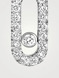 Move Uno 18K Gold Huggie Earrings With Diamonds