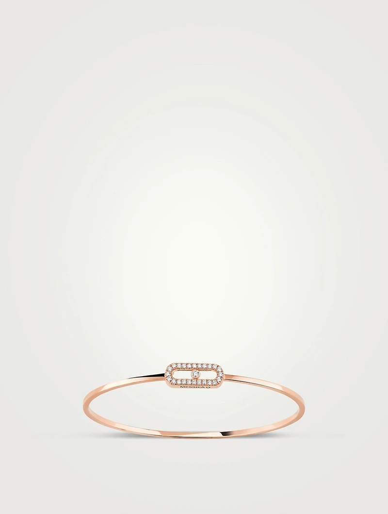 Move Uno Flex Bangle Bracelet With Pavé Diamonds