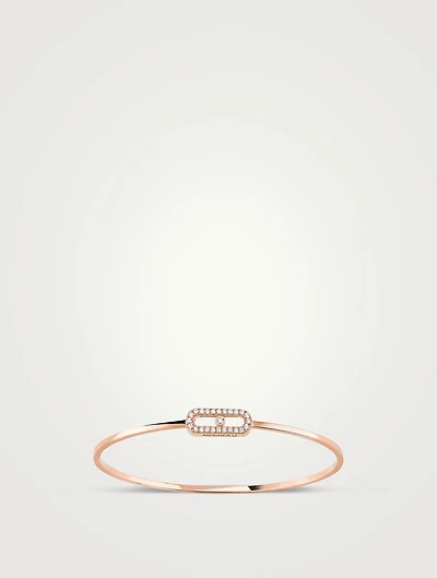 Move Uno Flex Bangle Bracelet With Pavé Diamonds