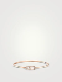 Move Uno Flex Bangle Bracelet With Pavé Diamonds