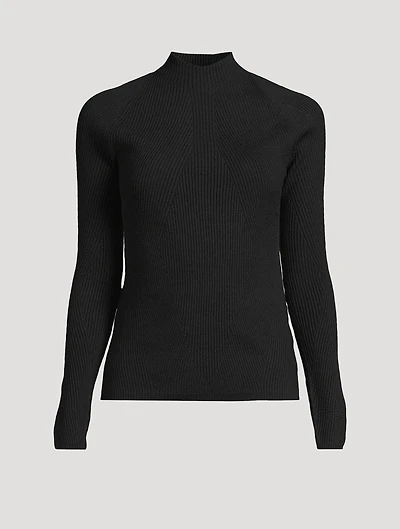 Conic Rib-Knit Sweater