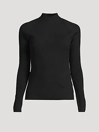 Conic Rib-Knit Sweater
