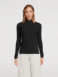 Conic Rib-Knit Sweater