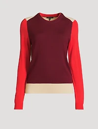 Taron Colourblock Wool Sweater