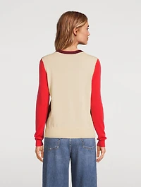 Taron Colourblock Wool Sweater