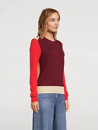 Taron Colourblock Wool Sweater