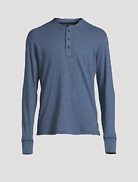 Classic Flame Cotton Henley