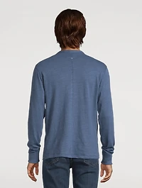 Classic Flame Cotton Henley