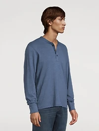 Classic Flame Cotton Henley
