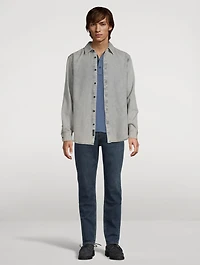 Classic Flame Cotton Henley