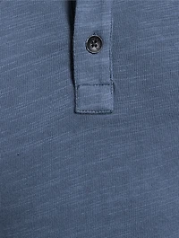 Classic Flame Cotton Henley