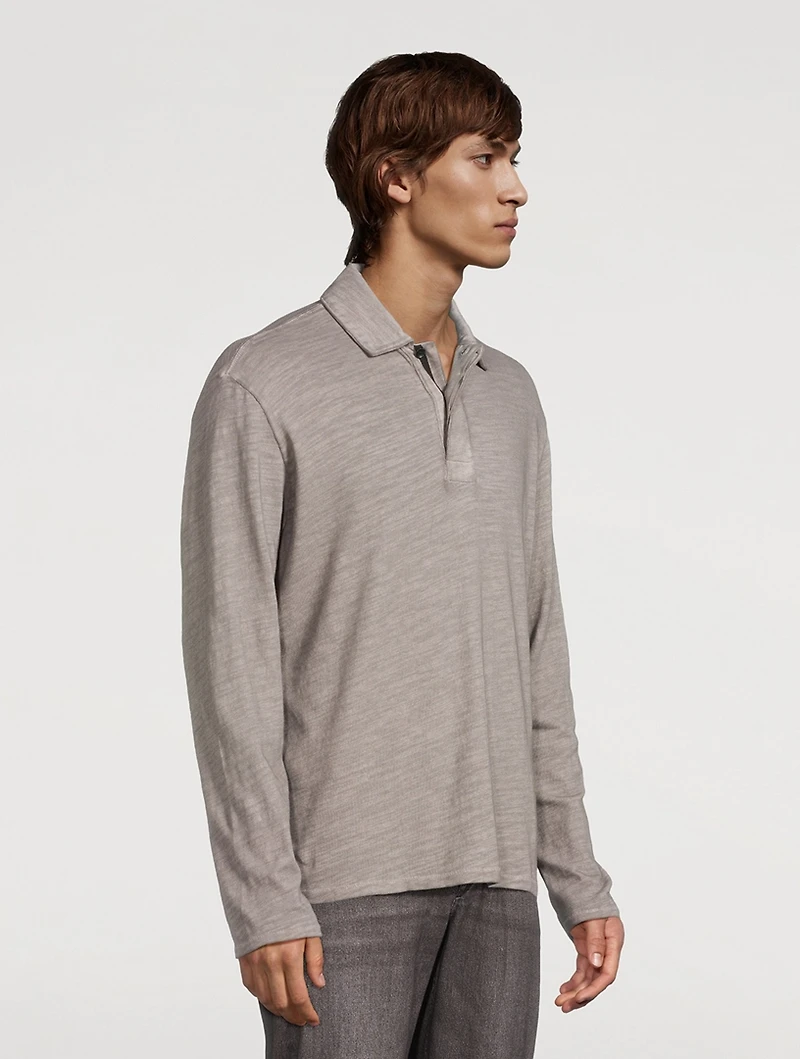 Long-Sleeve Rugby Polo
