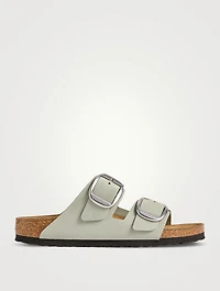 Arizona Big Buckle Leather Slide Sandals