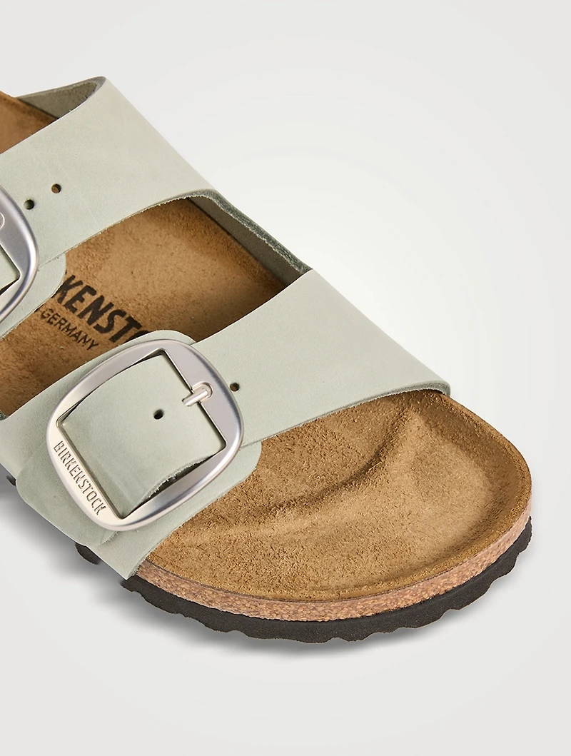 Arizona Big Buckle Leather Slide Sandals