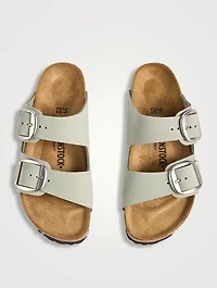 Arizona Big Buckle Leather Slide Sandals