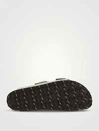 Arizona Big Buckle Leather Slide Sandals