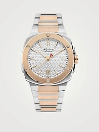 Extreme Quartz Two-Tone Stainless Steel Bracelet Watch