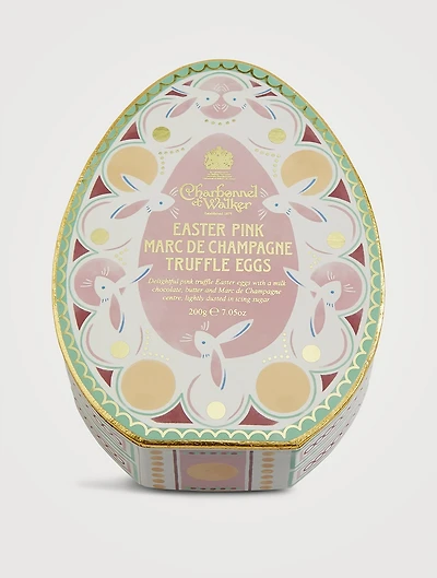 Pink Marc De Champagne Truffle Eggs